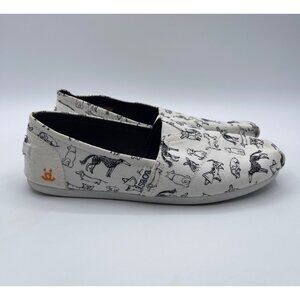 Bob From Skechers Bobs For Dogs Brown With Dog Print Size W8.5